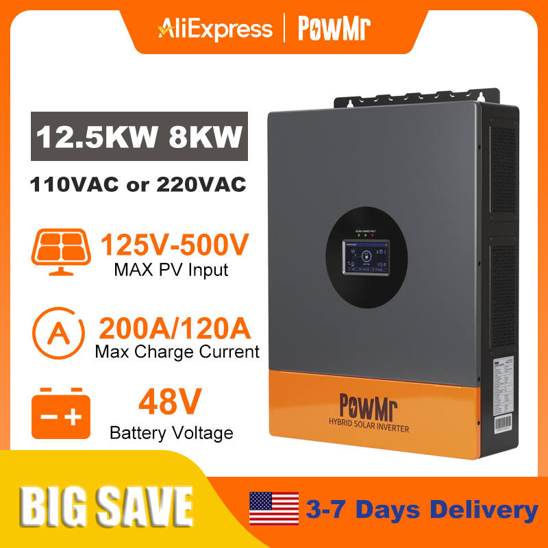 PowMr 12,5 kW 8 kW Split-Phase – Drone Solar Charger Bewertung und Preis