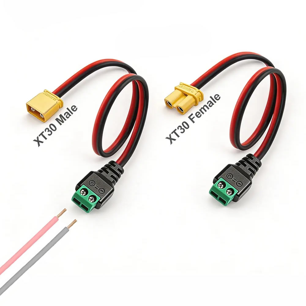 XT30 Stecker-Buchse-Verbinder  – Drone Battery Adapter Bewertung und Preis